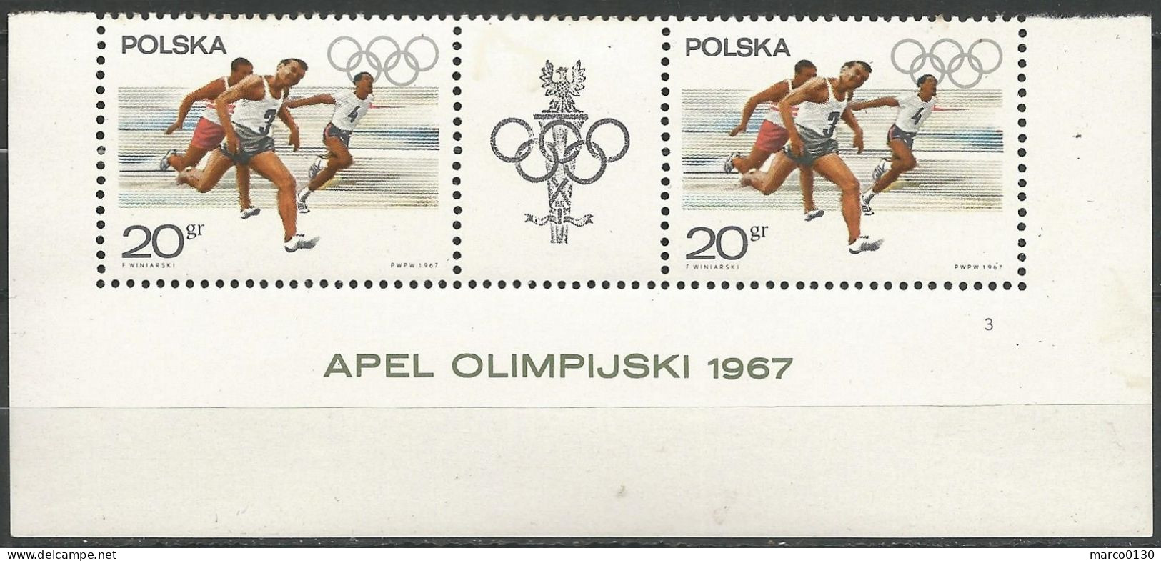 POLOGNE  N° 1616 X 2 NEUF - Ongebruikt