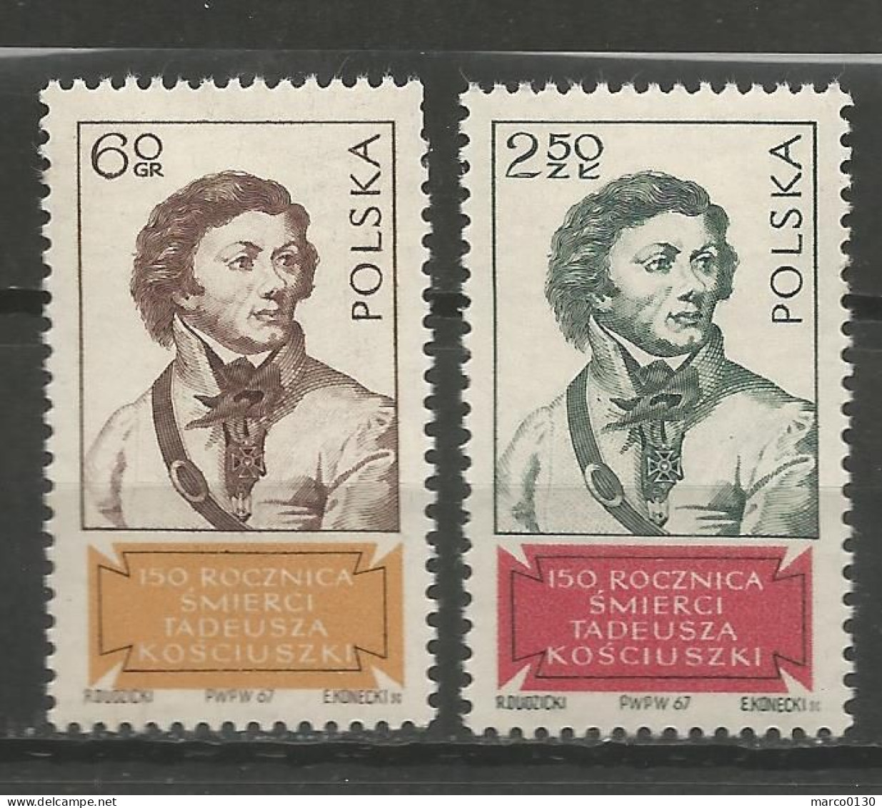 POLOGNE  N° 1649 + N° 1650 NEUF - Unused Stamps