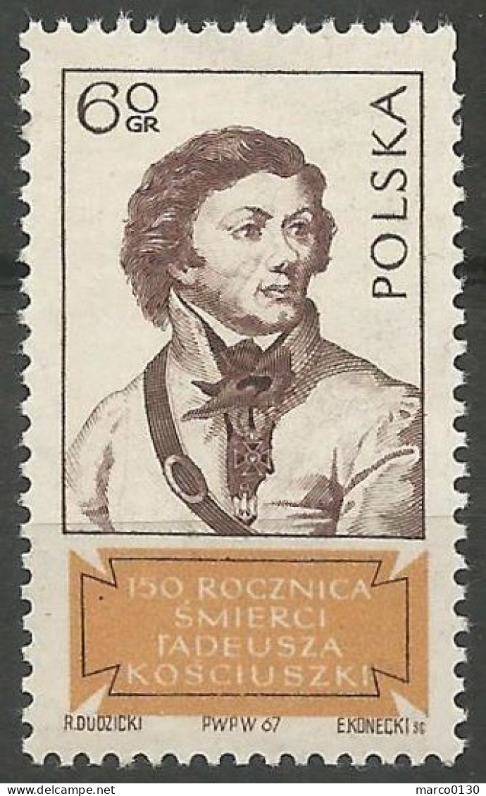 POLOGNE  N° 1649 + N° 1650 NEUF - Neufs