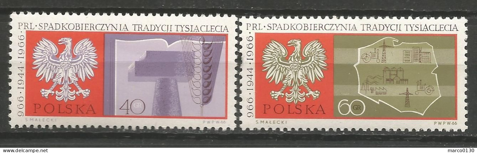 POLOGNE  N° 1577 + N° 1578 NEUF - Ongebruikt