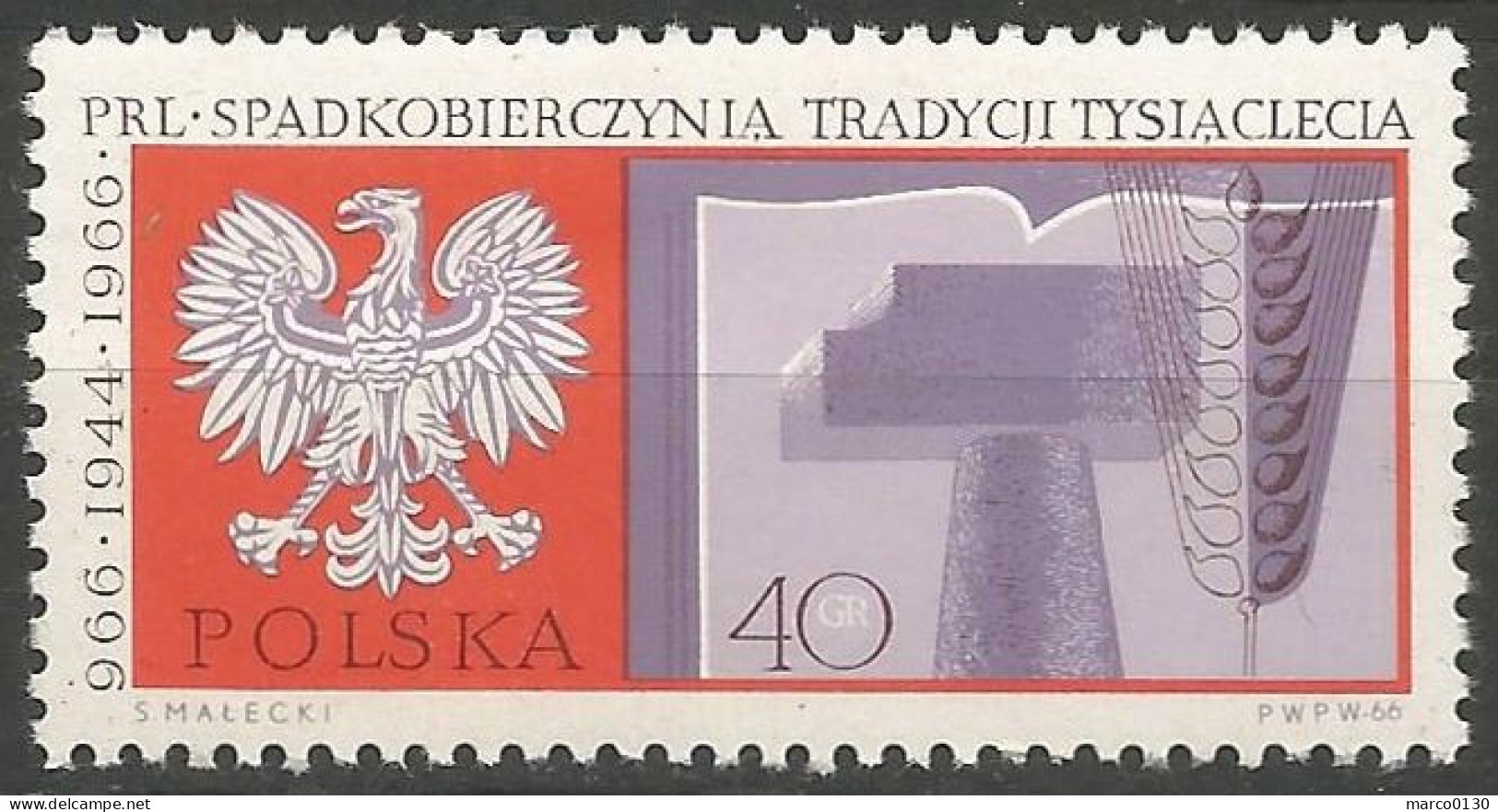 POLOGNE  N° 1577 + N° 1578 NEUF - Unused Stamps