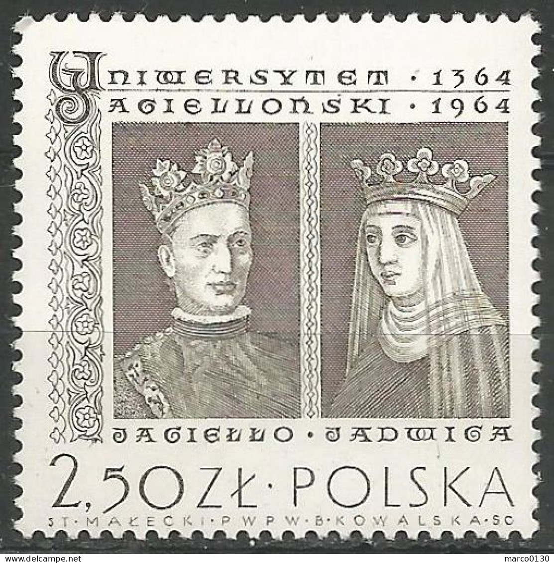 POLOGNE  N° 1342 + N° 1343 + N° 1344 + N° 1345 + N° 1346  NEUF - Ungebraucht