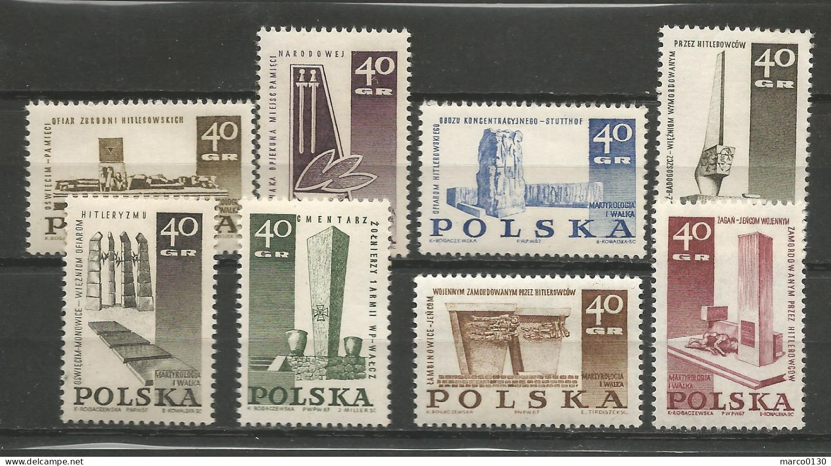 POLOGNE  Du N° 1607 Au N° 1614 NEUF - Ongebruikt