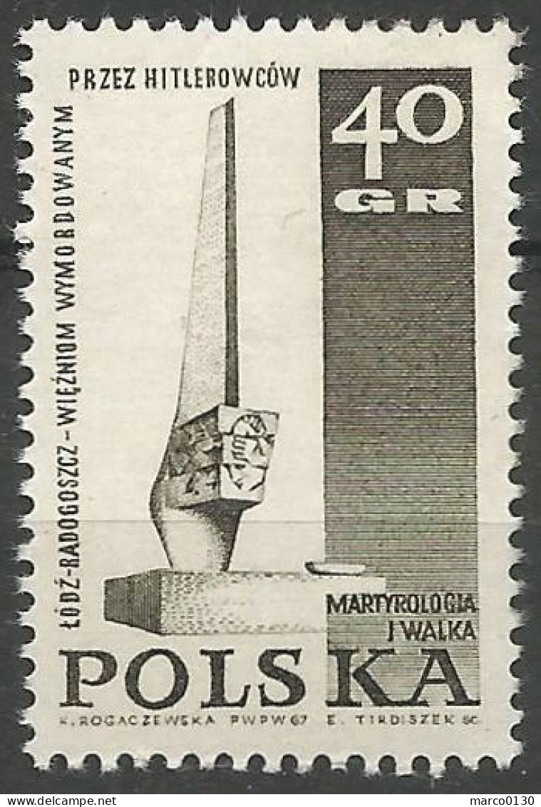 POLOGNE  du N° 1607 au N° 1614 NEUF