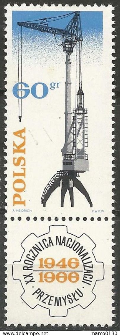 POLOGNE  du N° 1516 au  N° 1521 NEUF