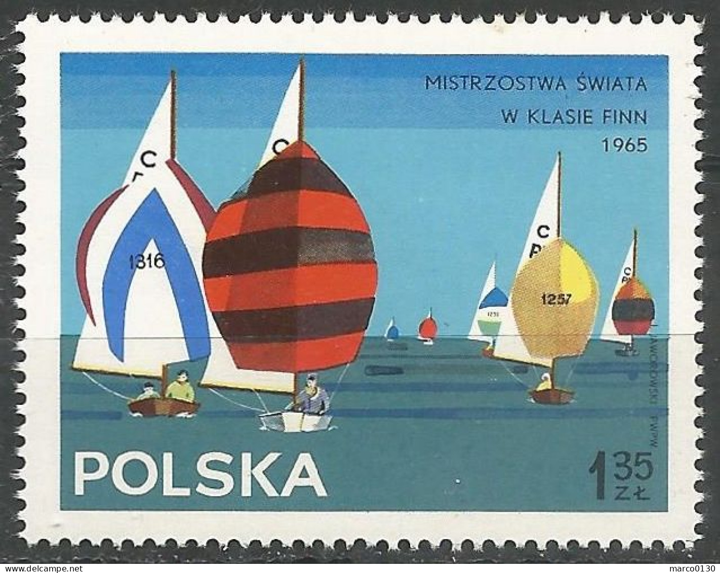 POLOGNE  du N° 1440 au  N° 1447 NEUF