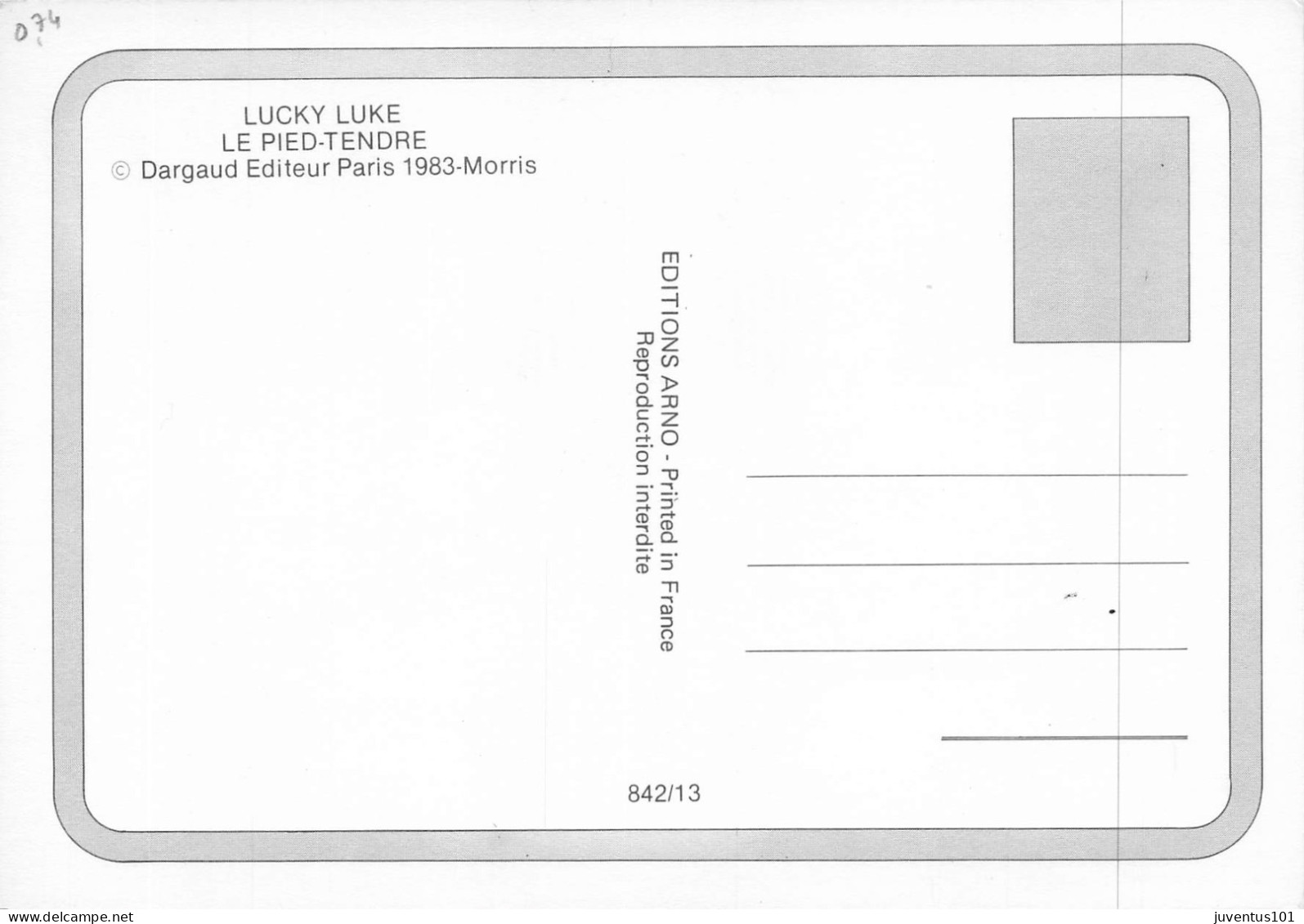 CPSM Lucky Luke-Le Pied Tendre     L2850 - Comics