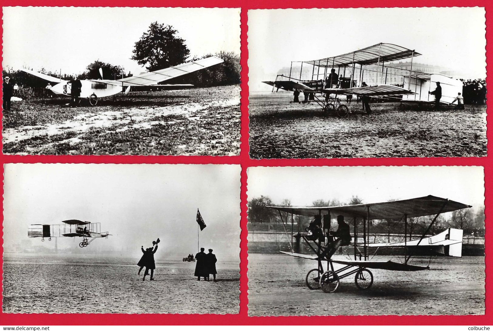 AVIATION +++ Série de 100 Cartes Postales +++ Origine de l'aviation à 1910 +++