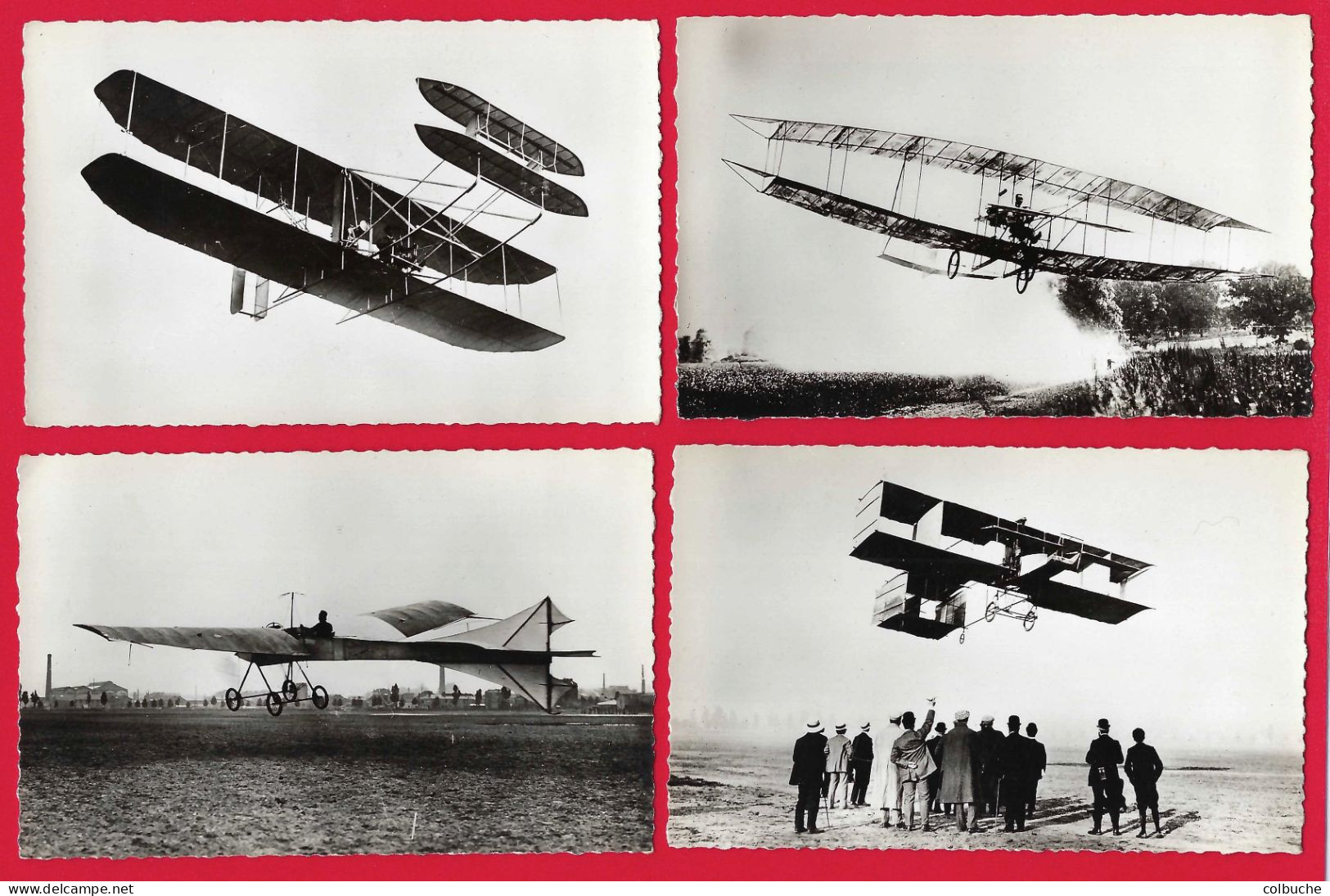 AVIATION +++ Série de 100 Cartes Postales +++ Origine de l'aviation à 1910 +++