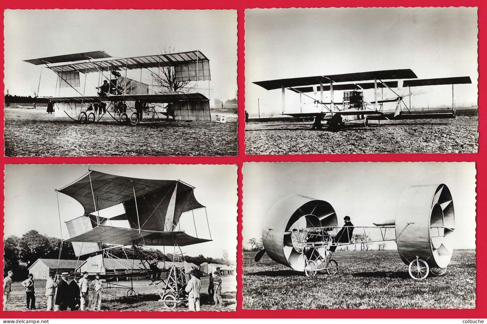 AVIATION +++ Série de 100 Cartes Postales +++ Origine de l'aviation à 1910 +++