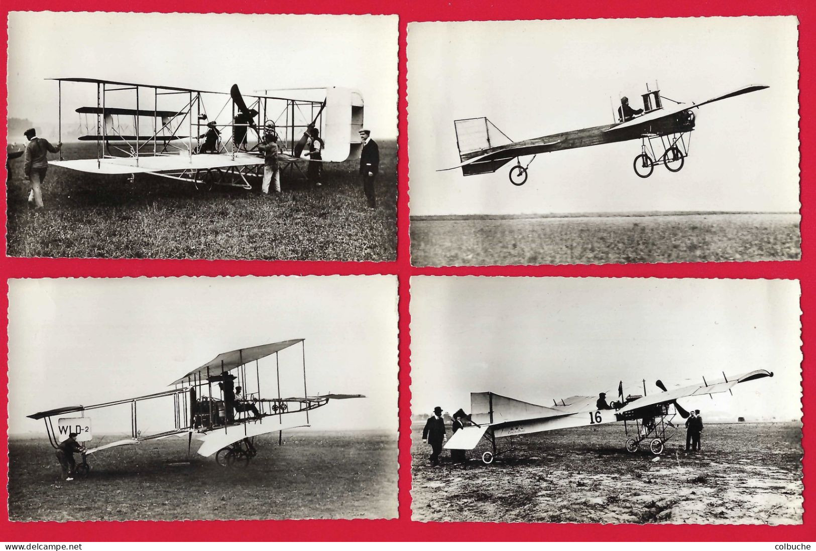 AVIATION +++ Série de 100 Cartes Postales +++ Origine de l'aviation à 1910 +++