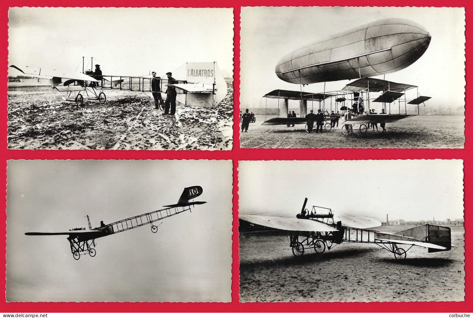 AVIATION +++ Série de 100 Cartes Postales +++ Origine de l'aviation à 1910 +++