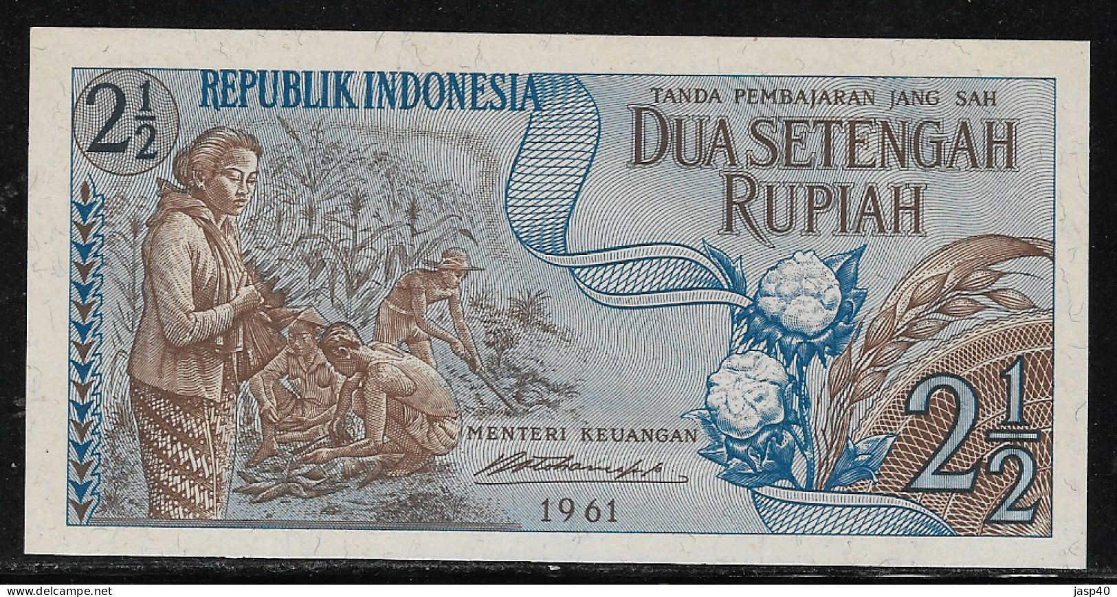 INDONESIA - 2 1/2 RUPIAS - Indonesië