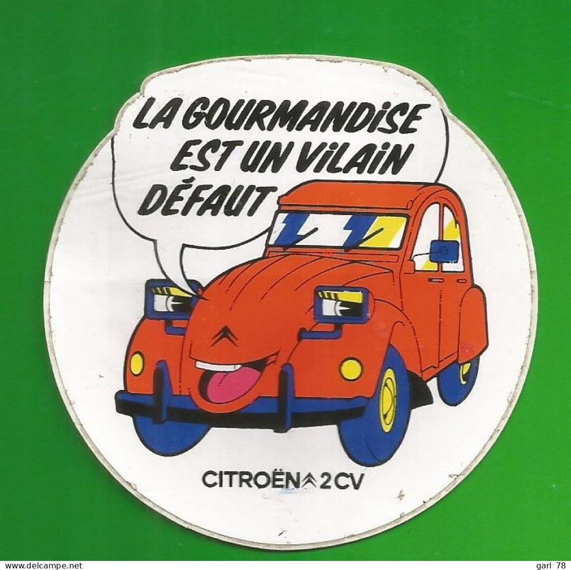 Autocollant CITROEN 2 CV - Stickers