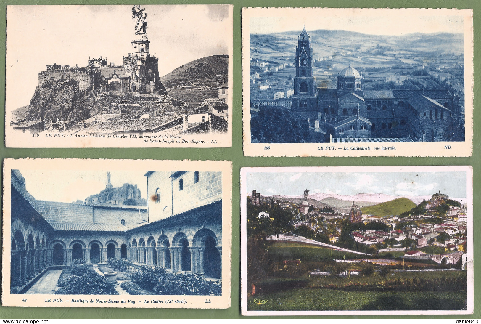 Lot De 20 CPA Du PUY EN VELAY - Vue Courantes Avec Quelques Animation - Toutes Les Cartes Sont Scannées - 5 - 99 Cartes