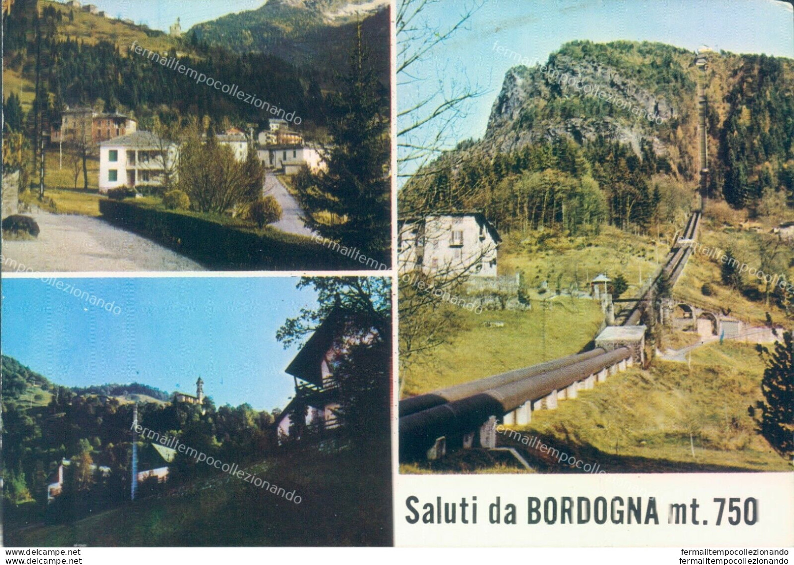 O539 Cartolina Saluti Da Bordogna  Provincia Di Bergamo - Bergamo