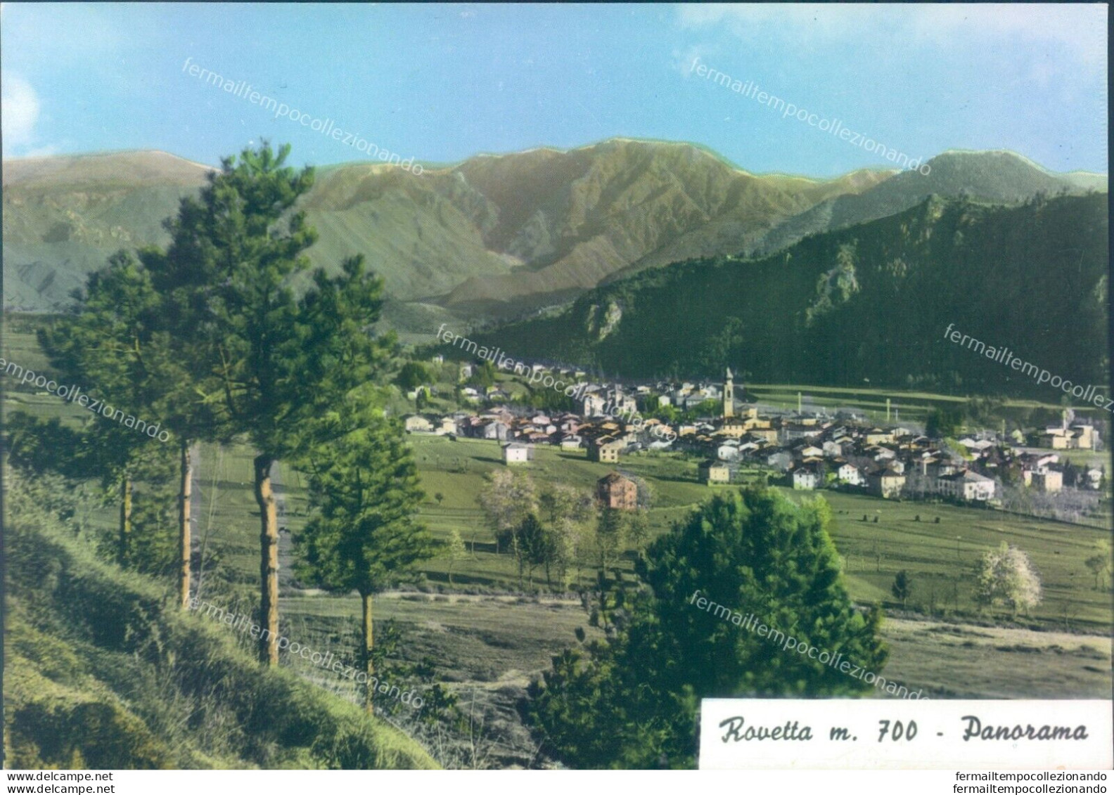 O482 Cartolina Rovetta Panorama  Provincia Di Bergamo - Bergamo