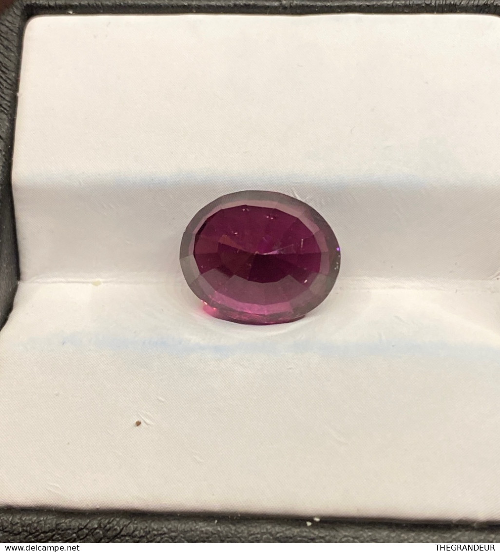 Rhodolite Garnet 6.44 Carat . Certified Untreated Loose Gemstone From Sri Lanka - Unclassified