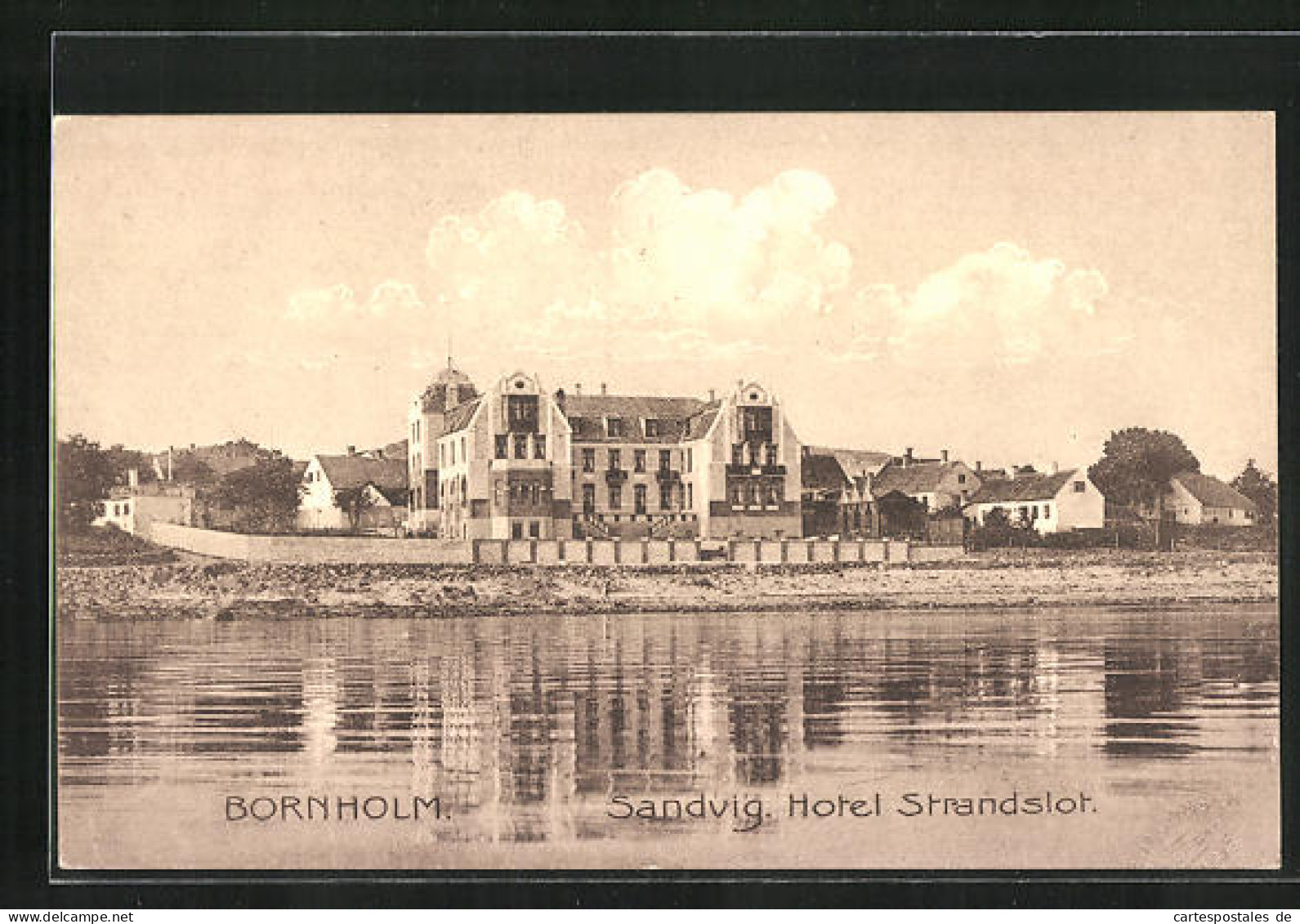 AK Bornholm, Sandvig, Hotel Strandslot  - Dänemark