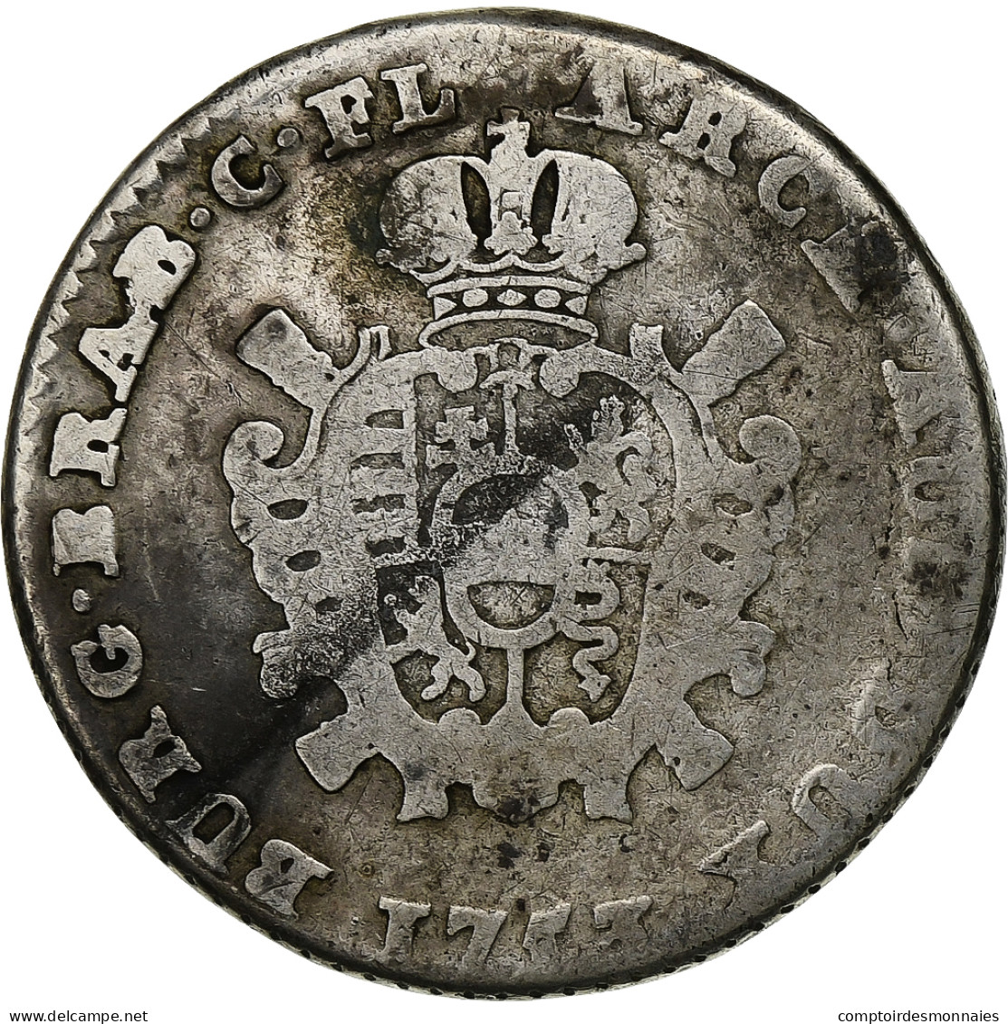 Pays-Bas Autrichiens, Maria Theresa, 2 Escalins, 2 Schellings, 1753, Bruges - Other & Unclassified