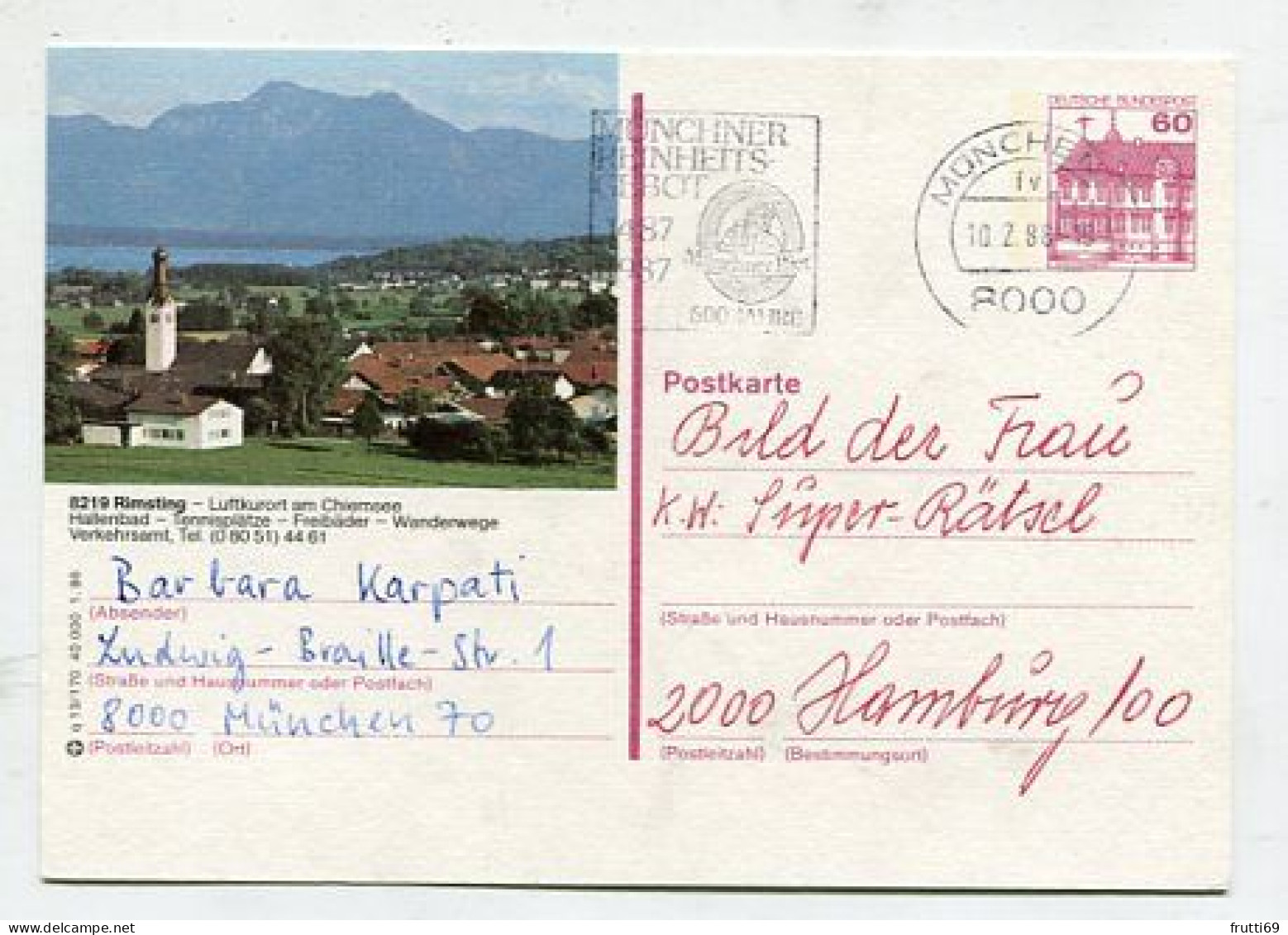 AK 213245 GERMANY - Rimsting - Chiemsee - Chiemgauer Alpen