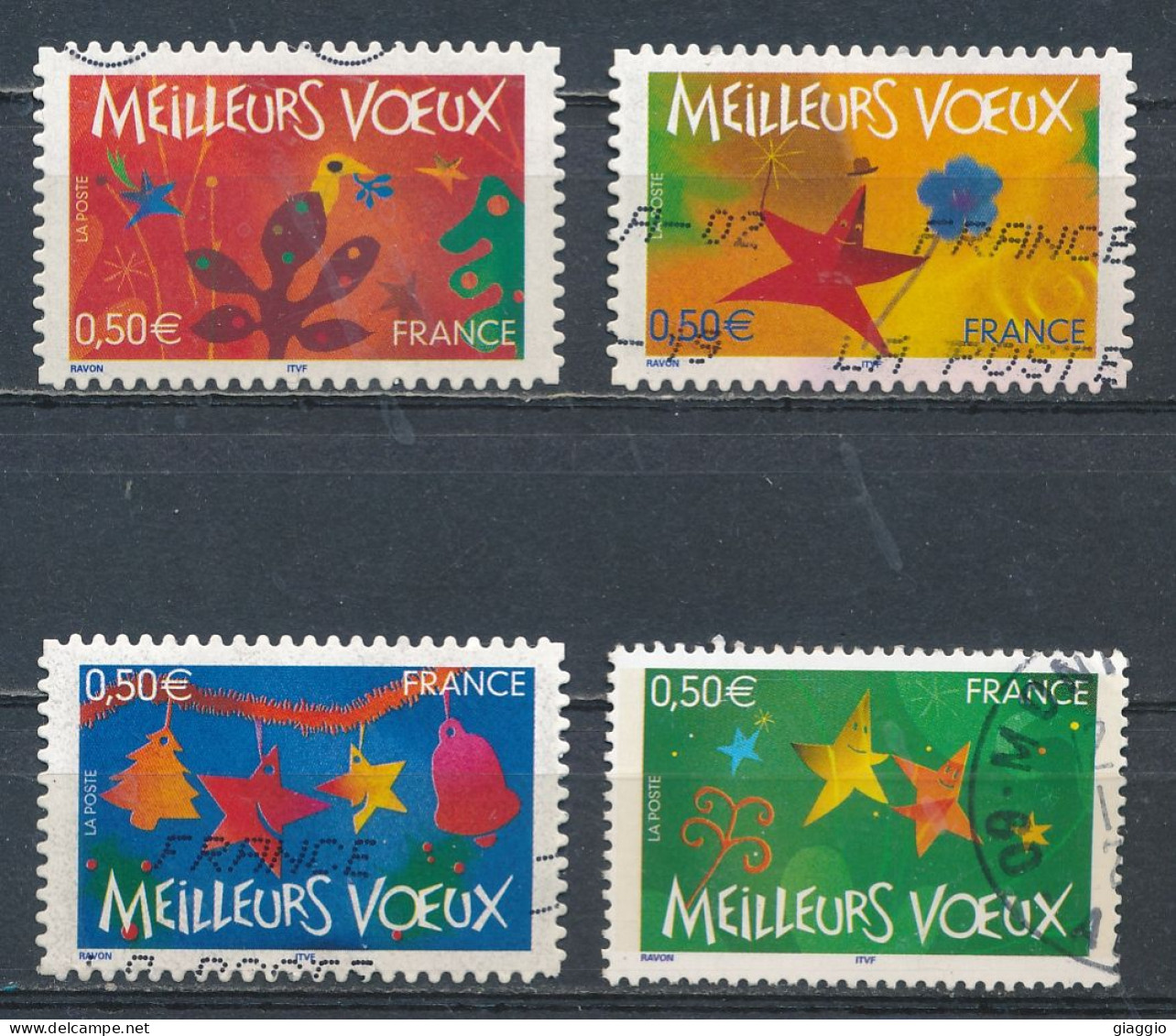 °°° FRANCE - Y&T N° 3723/26 - 2004 °°° - Used Stamps