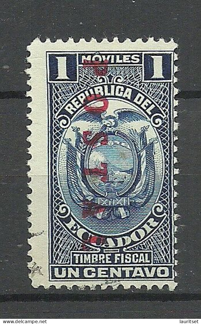 ECUADOR Ca. 1900 Timbre Fiscal Taxe O - Ecuador