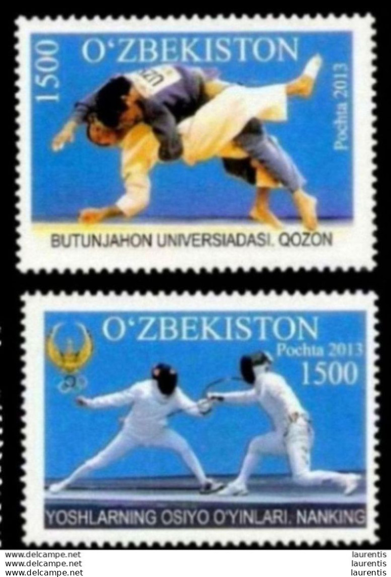 422  Judo - Fencing - Uzbekistan 2013 - MNH - 1,95 . - Judo