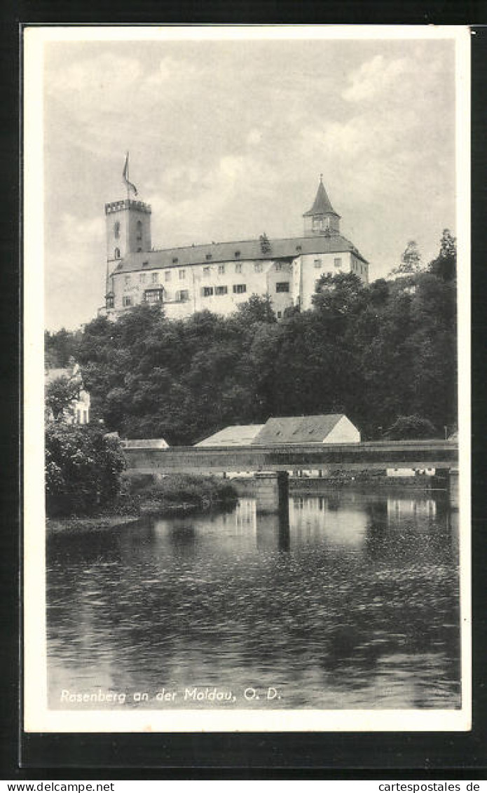 AK Rosenberg An Der Moldau, Blick Auf Das Schloss  - Tschechische Republik
