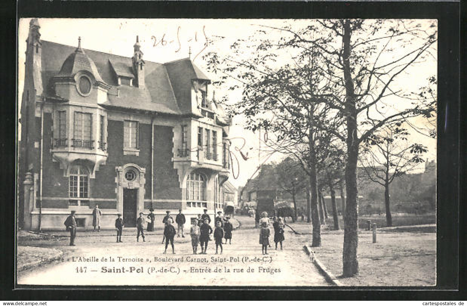 CPA Saint-Pol, L`Entrée De La Rue De Fruges  - Fruges