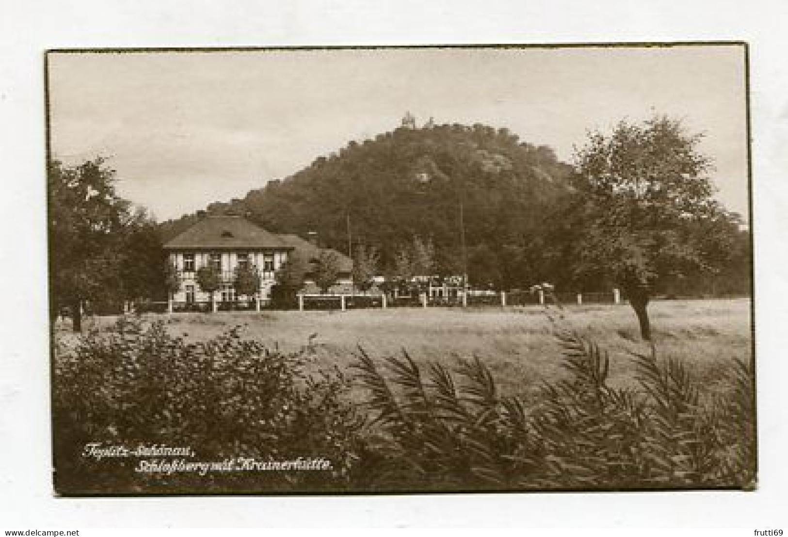 AK 213262 SUDETEN - Teplitz-Schönau - Schloßberg Mit Krainerhütte - Sudeten