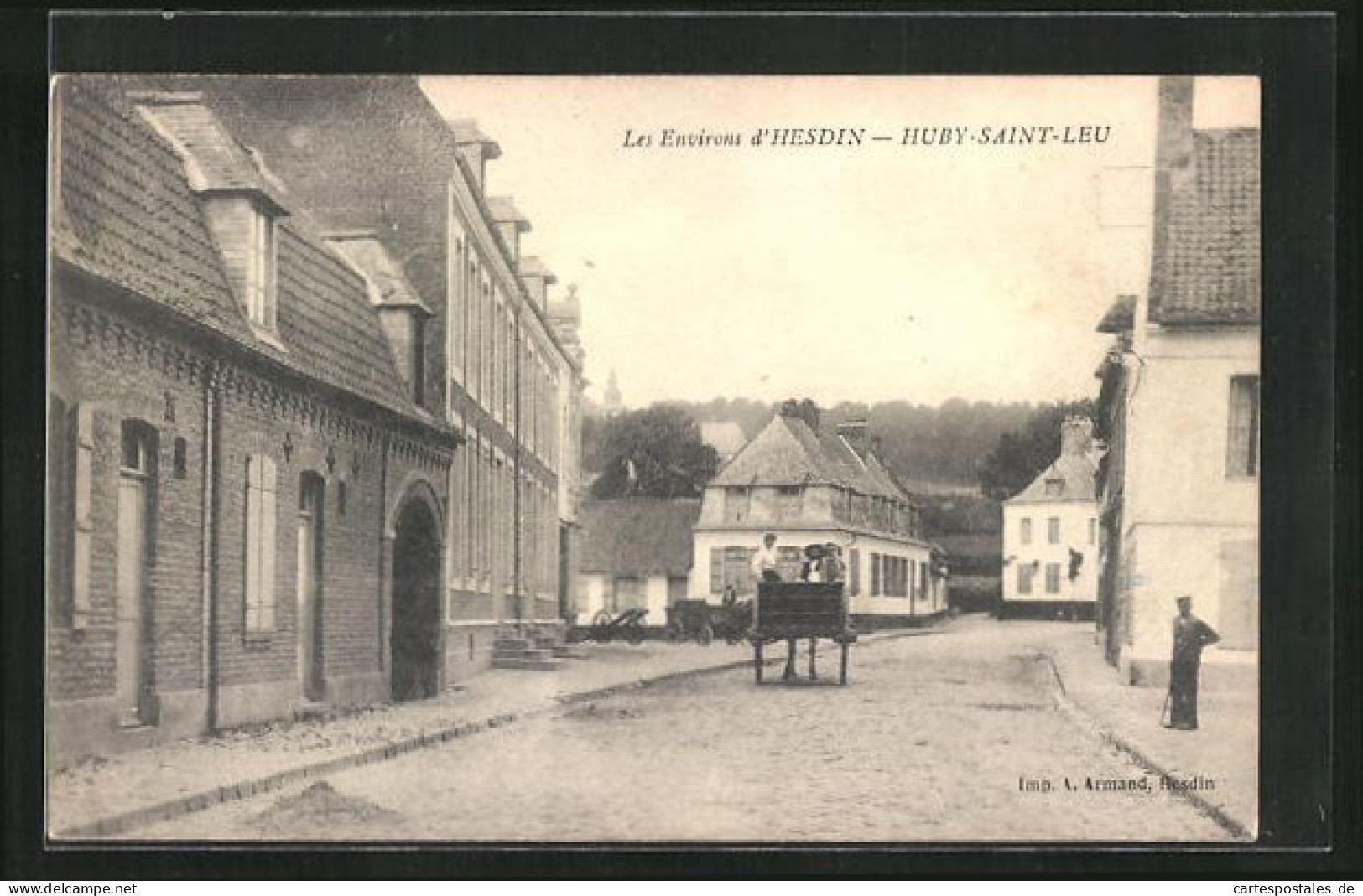 CPA Huby-Saint-Leu, Les Environs D`Hesdin  - Hesdin