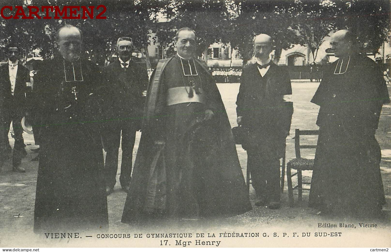 VIENNE CONCOURS DE GYMNASTIQUE DE LA FEDERATION G.S.P.F. MONSIEGNEUR HENRY RELIGION - Vienne