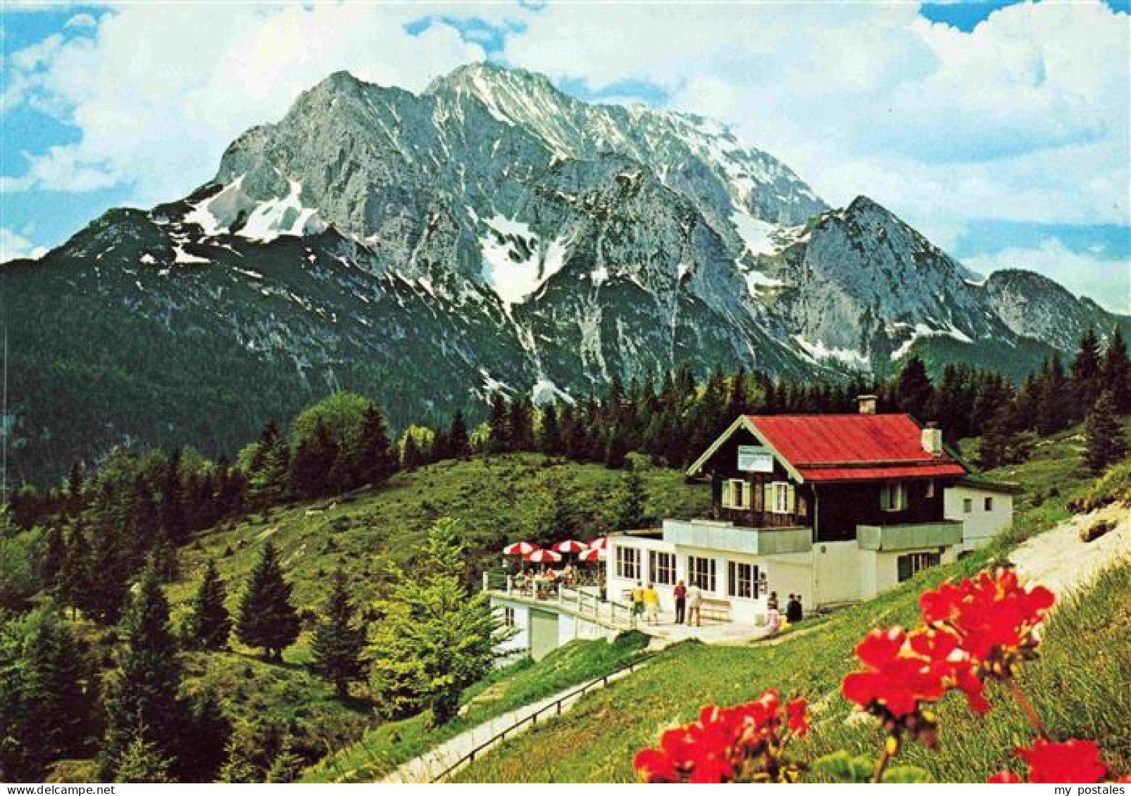 73971514 MITTENWALD_Bayern Kranzberghaus Mit Wettersteinspitze - Mittenwald