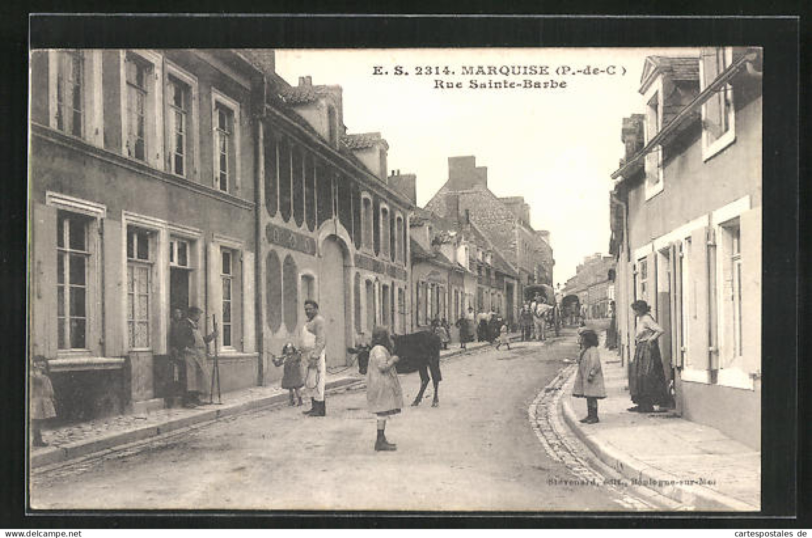 CPA Marquise, Rue Sainte-Barbe  - Marquise