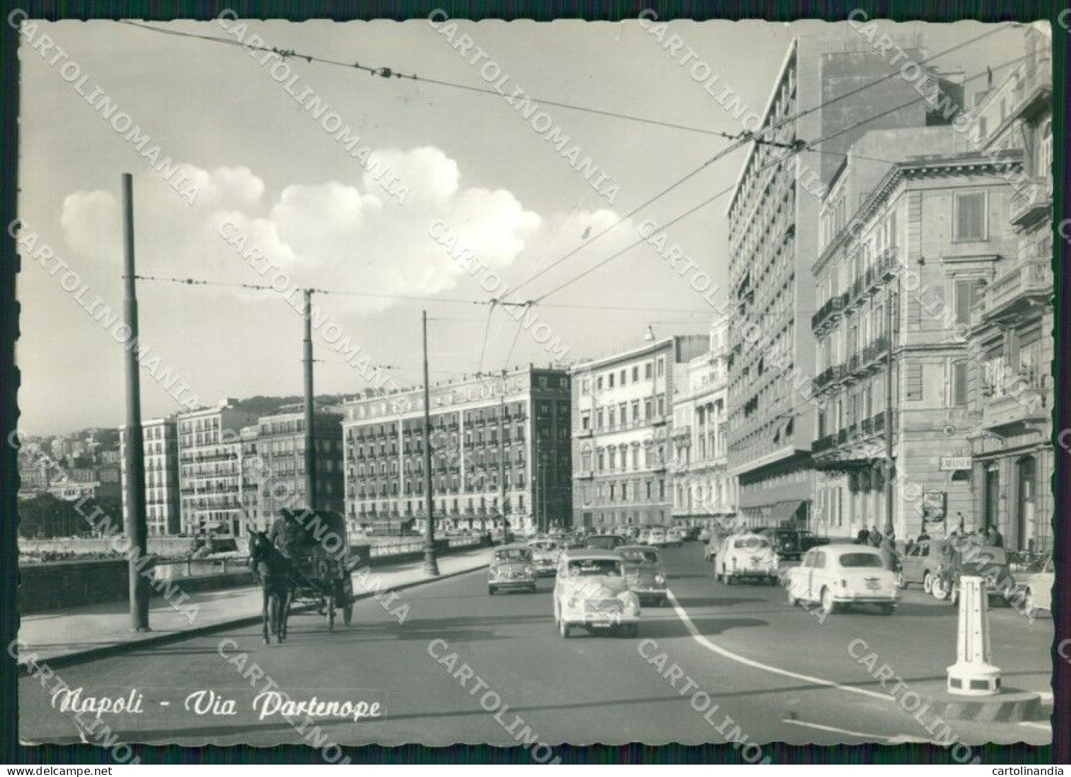 Napoli Città Auto STRAPPINI PIEGHINA Foto FG Cartolina ZK2653 - Napoli (Naples)