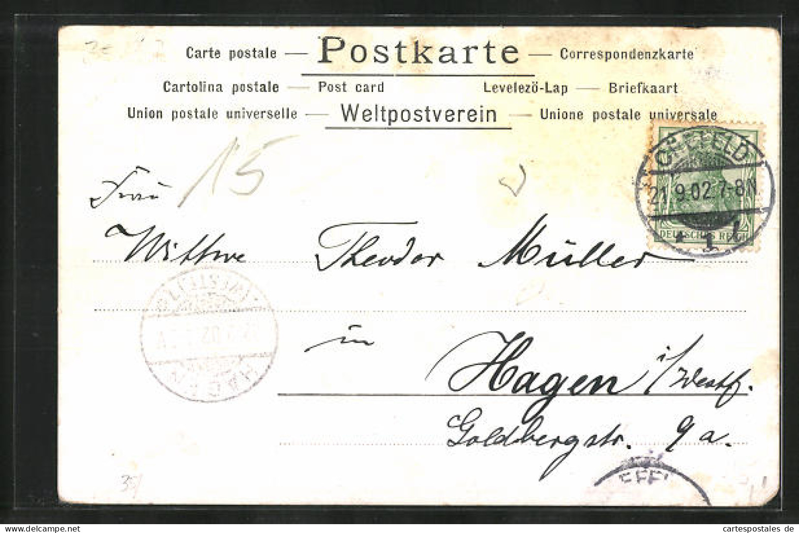 AK Krefeld, Das Deutsche Kaiserpaar Verlässt Das Museum 1902  - Krefeld