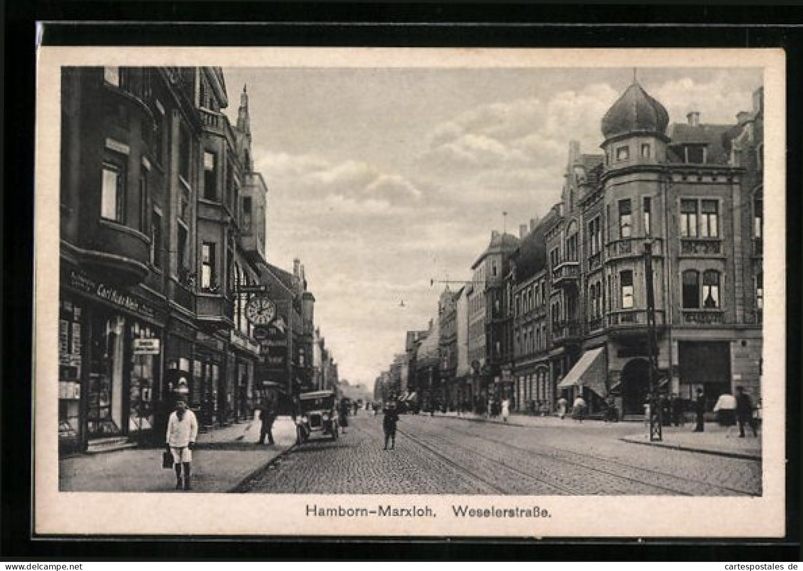 AK Hamborn-Marxloh, Passanten In Der Weselerstrasse  - Wesel