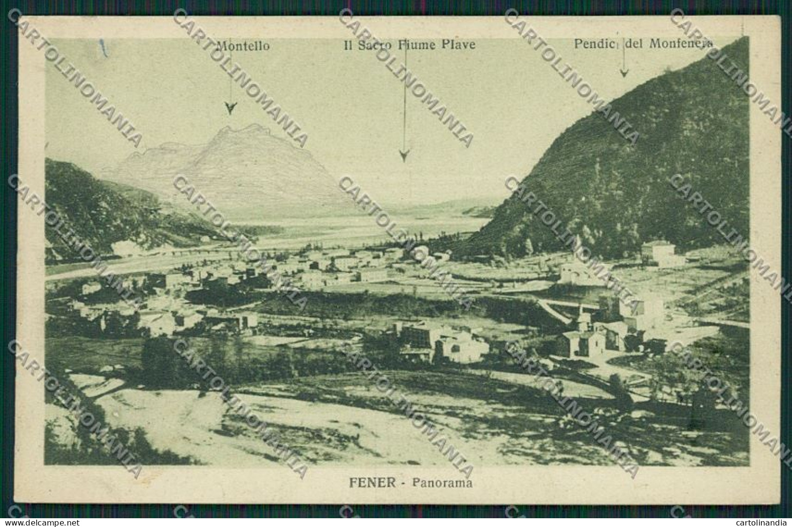 Belluno Fener Cartolina ZC1724 - Belluno