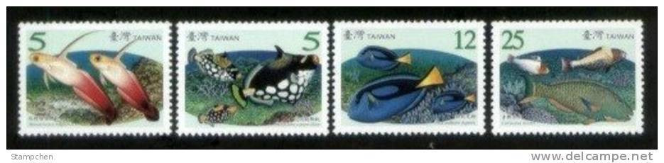 Taiwan 2007 Coral Reef Fish Stamps Fauna Marine Life - Ungebraucht