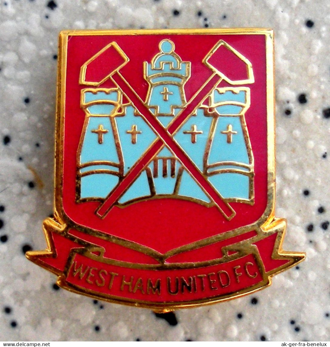 3) Fußball Anstecknadel Badge West Ham United FC Hammers London East End England Football Angleterre Speldje Distintivo - Fussball