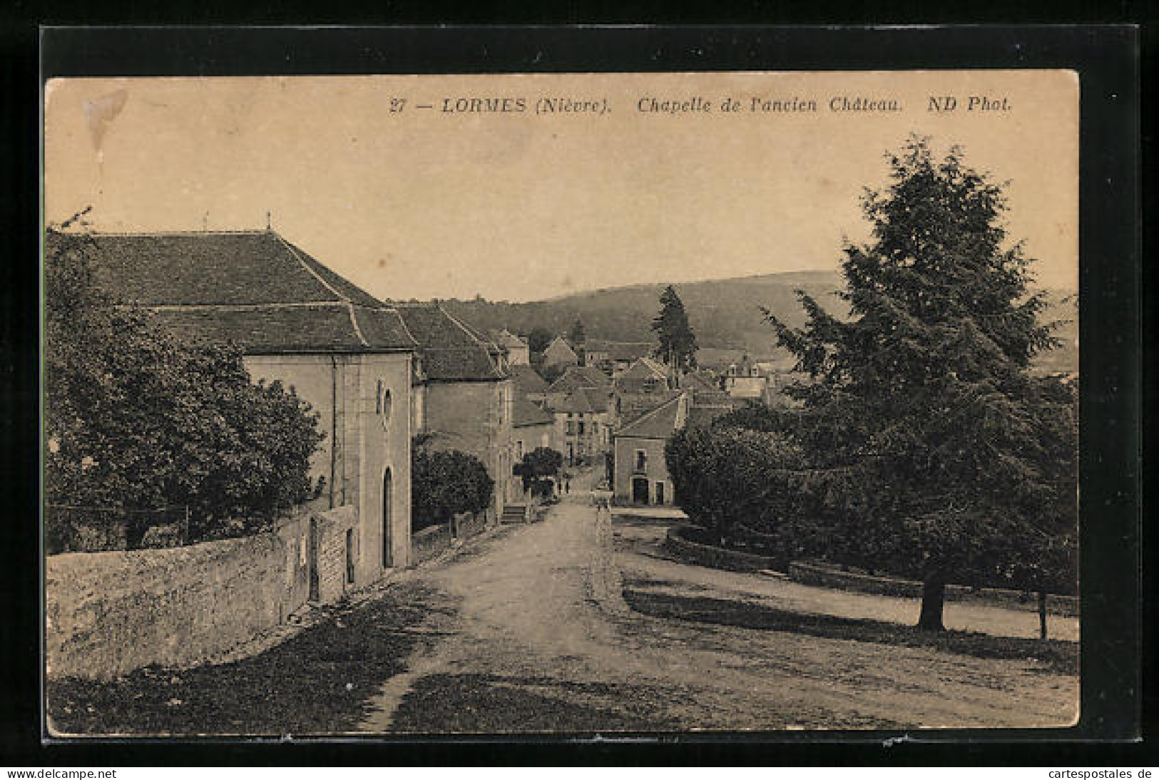 CPA Lormes, Chapelle De L`ancien Chateau  - Lormes