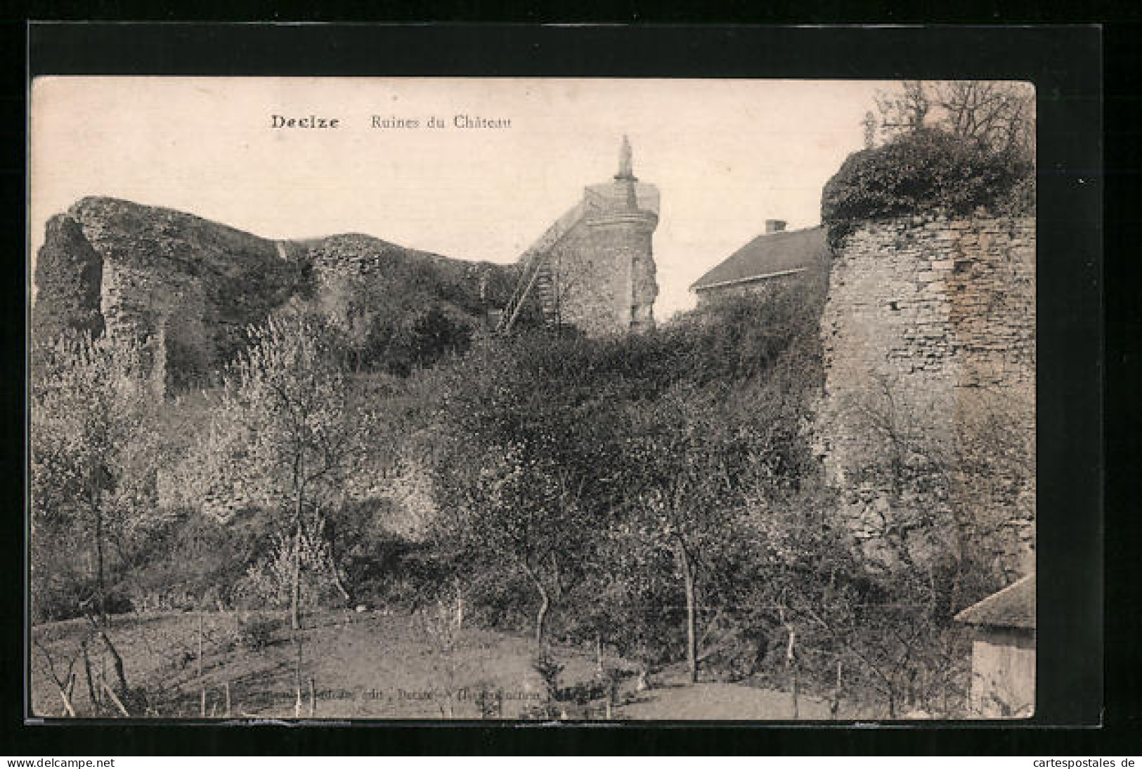 CPA Decize, Ruines Du Chateau  - Decize