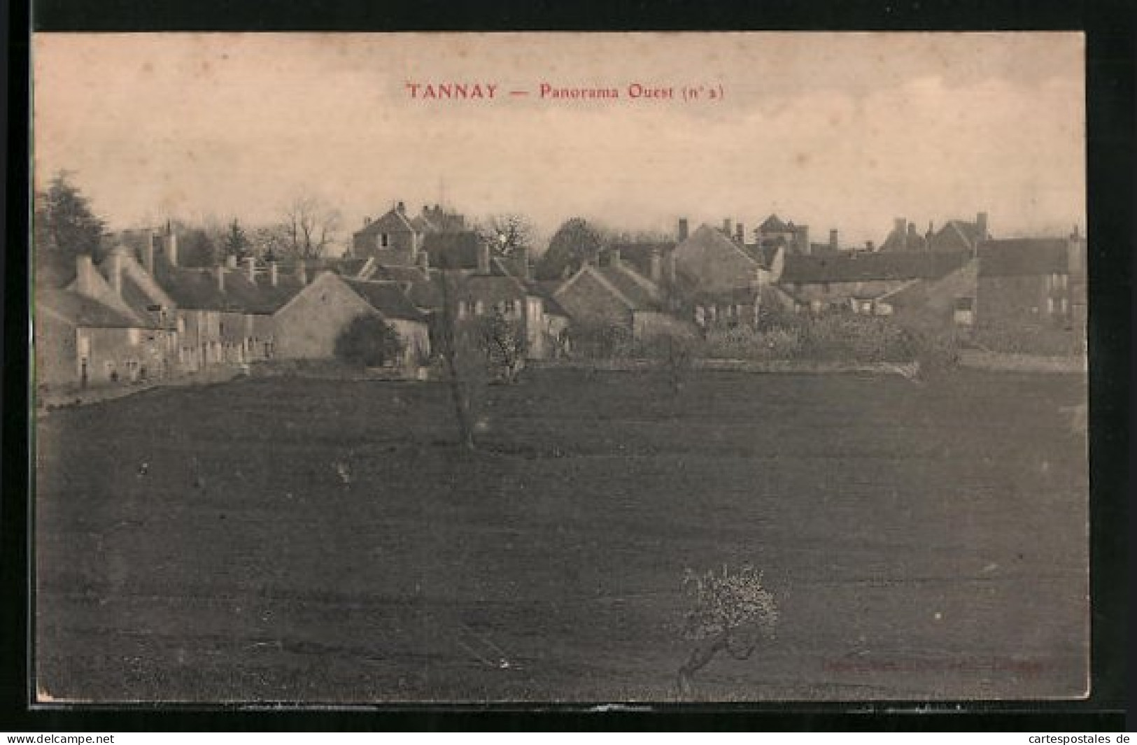 CPA Tannay, Vue Générale Ouest  - Tannay