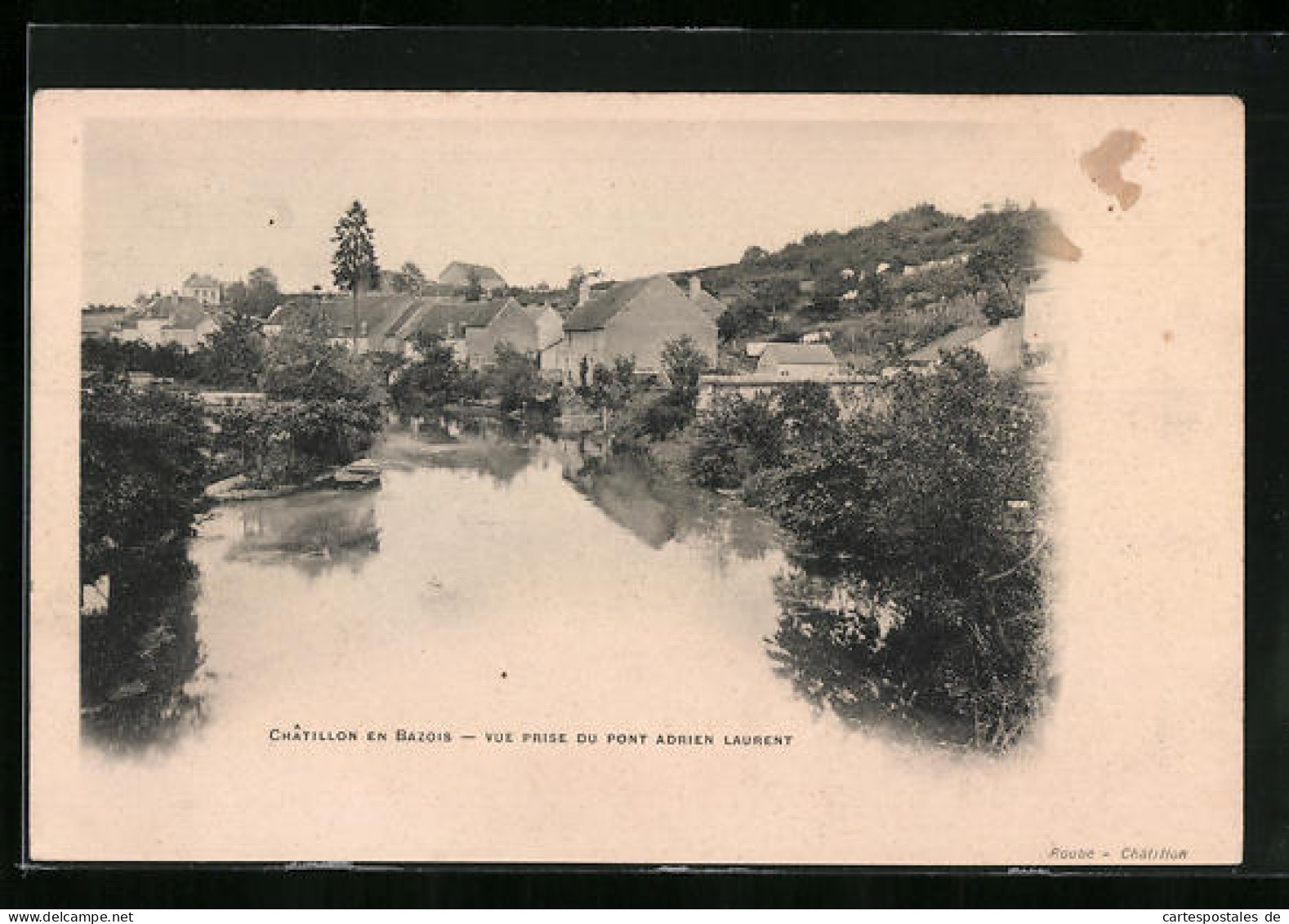 CPA Chatillon-en-Bazois, Vue Prise Du Pont Adrien Laurent  - Chatillon En Bazois