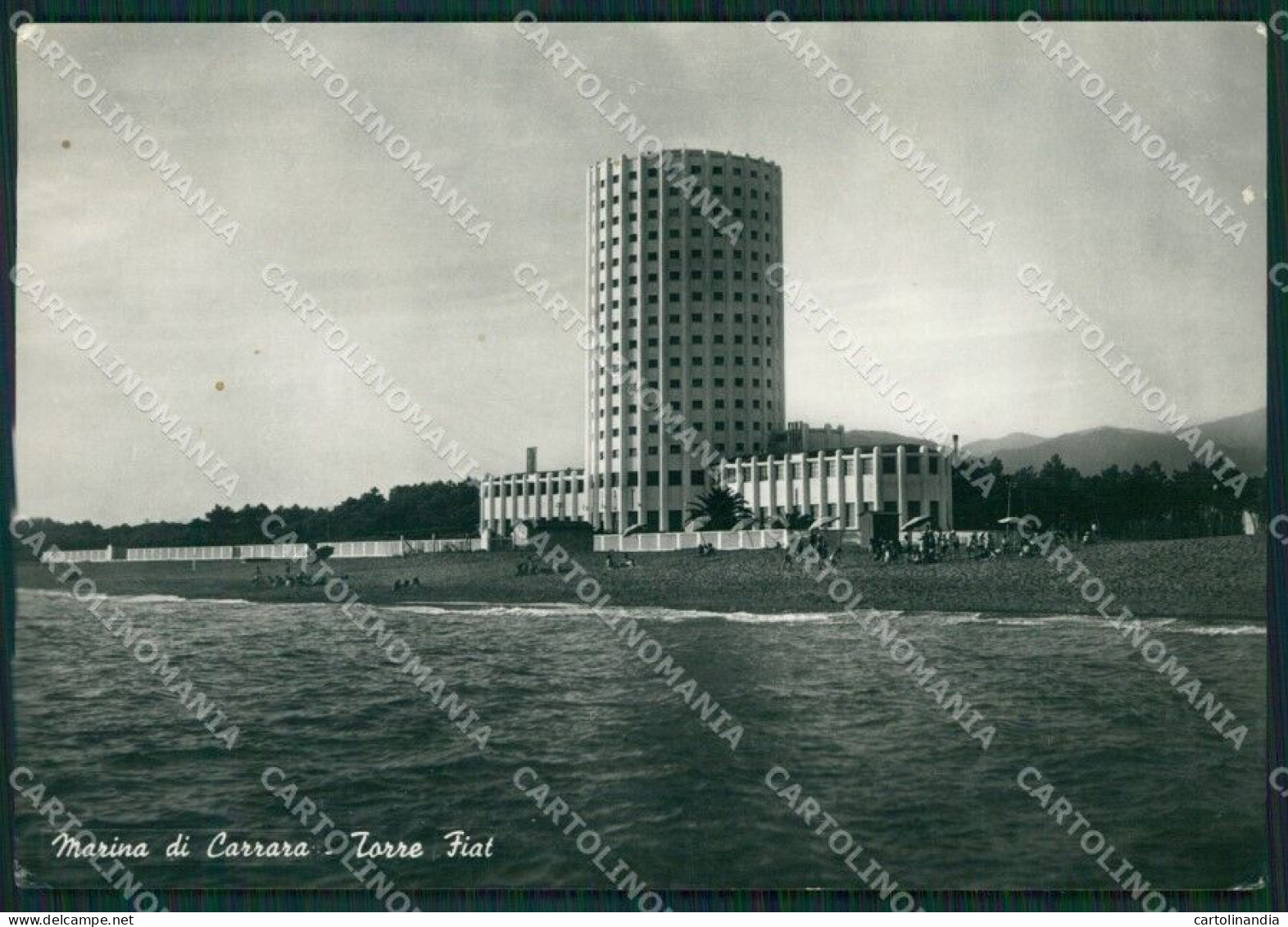 Massa Carrara Marina Di PIEGA Foto FG Cartolina ZKM8148 - Massa