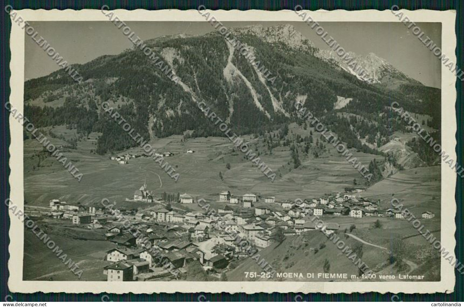 Trento Moena Di Fiemme Foto Cartolina ZC2512 - Trento