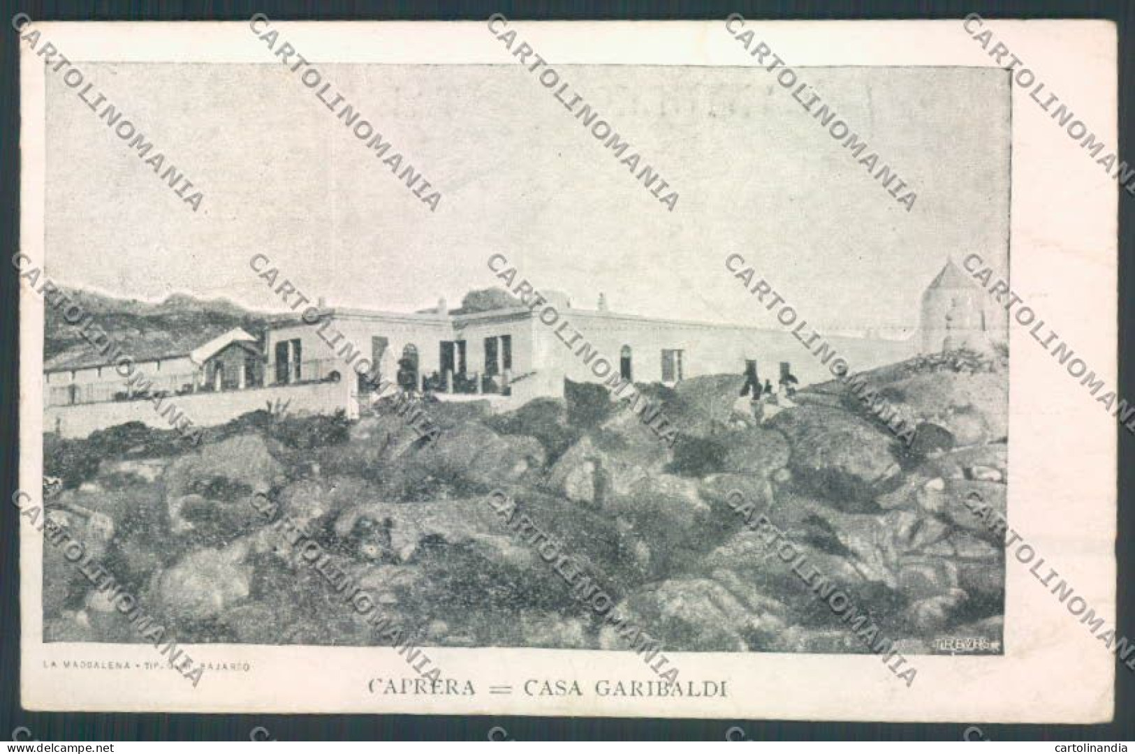Sassari Caprera Garibaldi Cartolina ZG0292 - Sassari