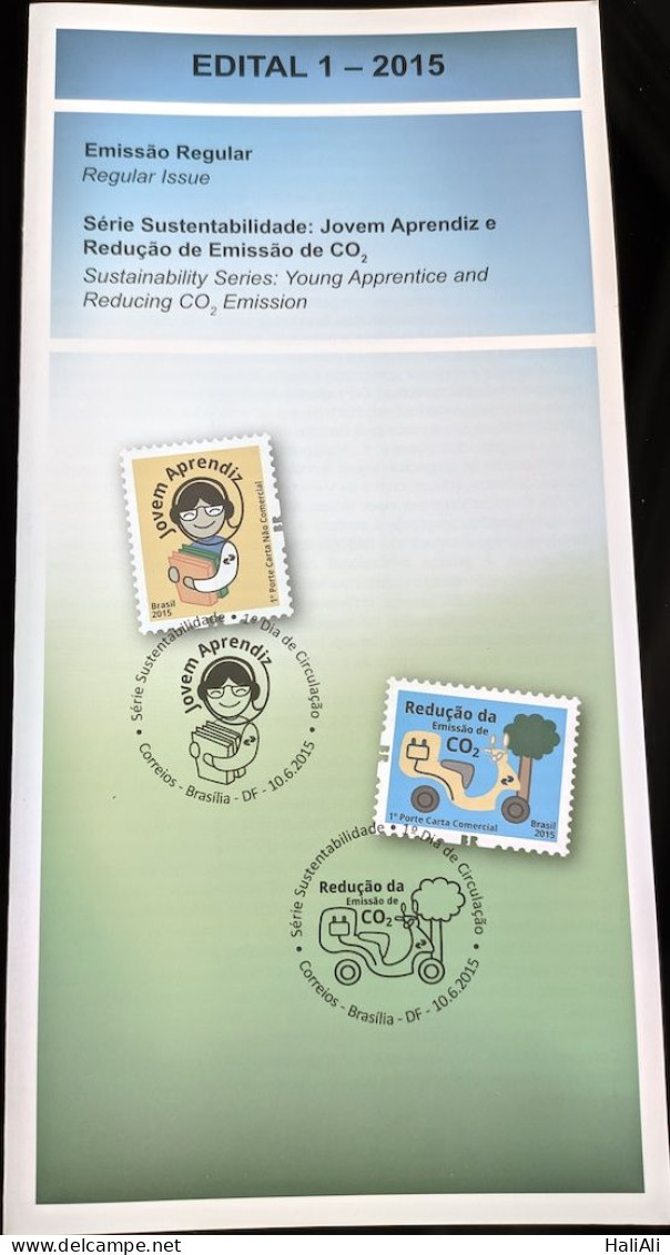 Brochure Brazil Edital 2015 01 Young Apprentice Reducing CO2 Emissions Without Stamp - Covers & Documents