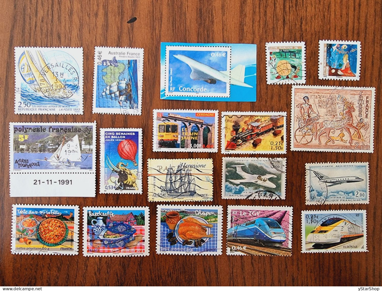 France Stamps Lot - Used - Various Themes - Collections